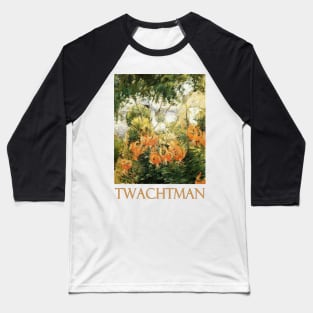 Tiger Lilies by John Henry Twachtman Baseball T-Shirt